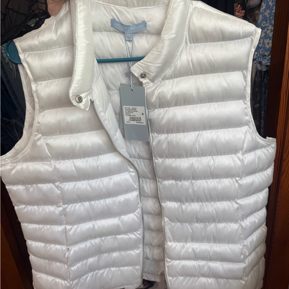 ANTONIO MELANI White Puffer Vest